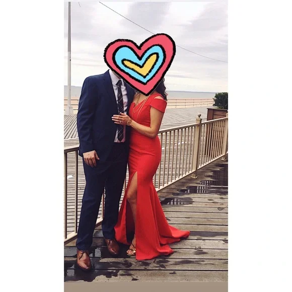 Nicole Bakti Red Dress - Picture 4 of 4